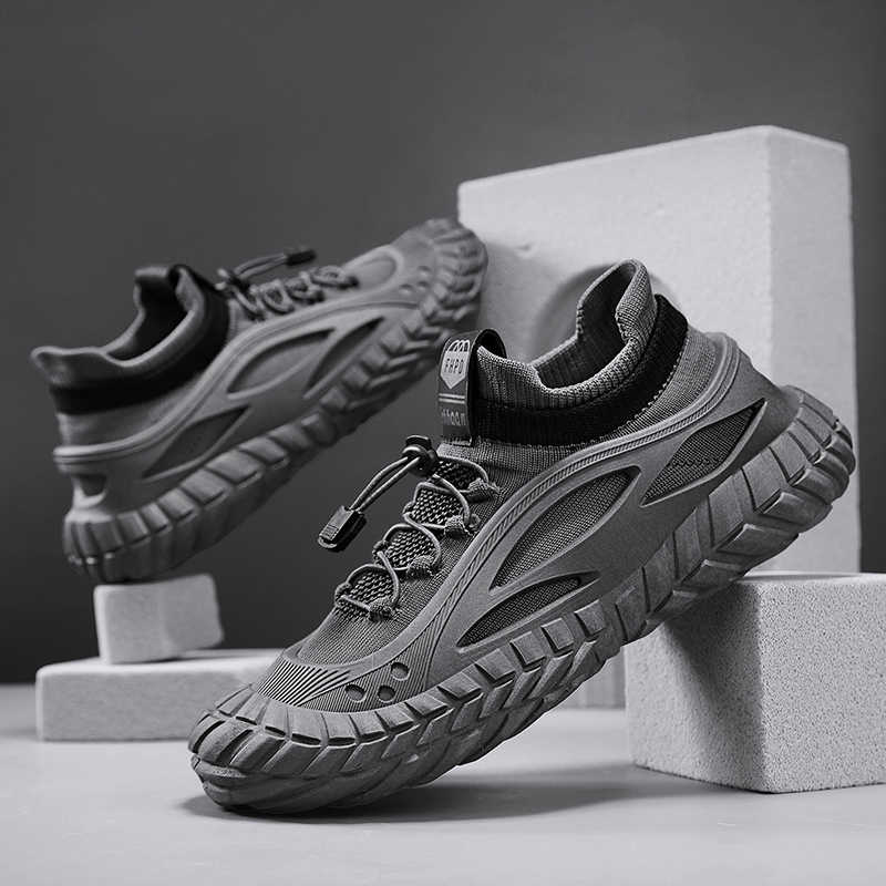 Street Fashion Vietnam - Plateforme Hoogteverhogende Jurk Herenschoenen Sneakers Jurk
