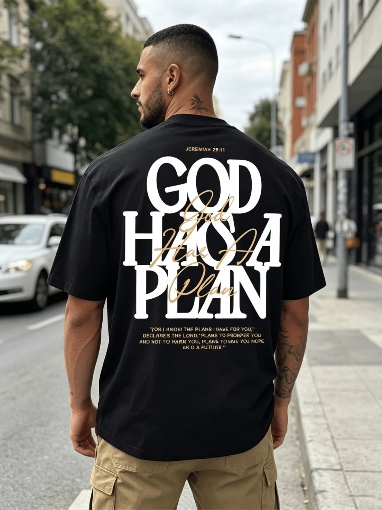 Street Style Fashion Quotes - Herenshirt met een motiverend citaat, een