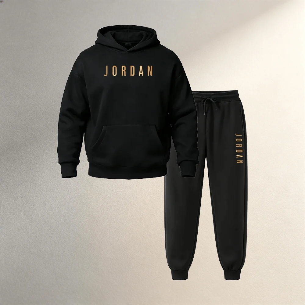 Street Fashion Outfit For Men - Herenkleding 2-delige Pullover Hoodies Herfst Winter