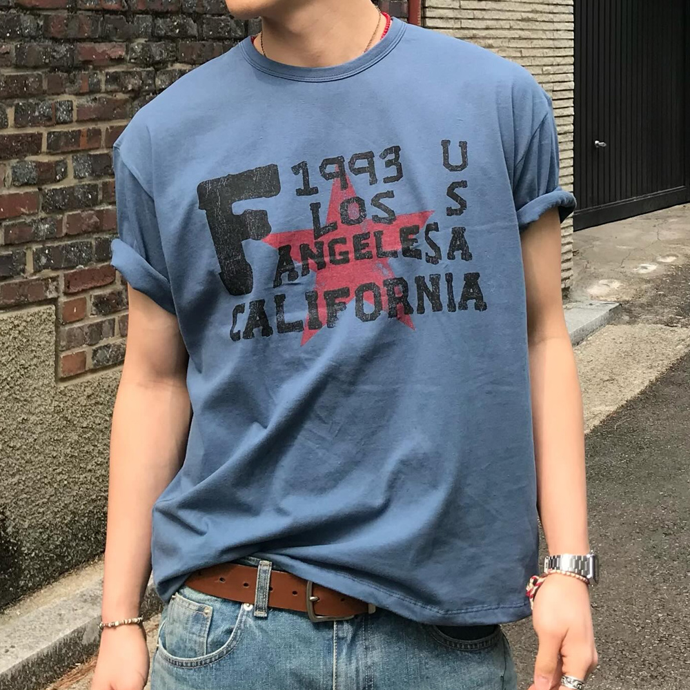 Street Fashion California - California Print Casual Nieuwe T-shirts voor