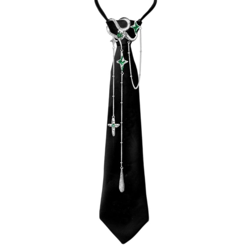 Street Fashion Events - M68A Mode Knoopvrije Stropdas Decoratieve Stropdas