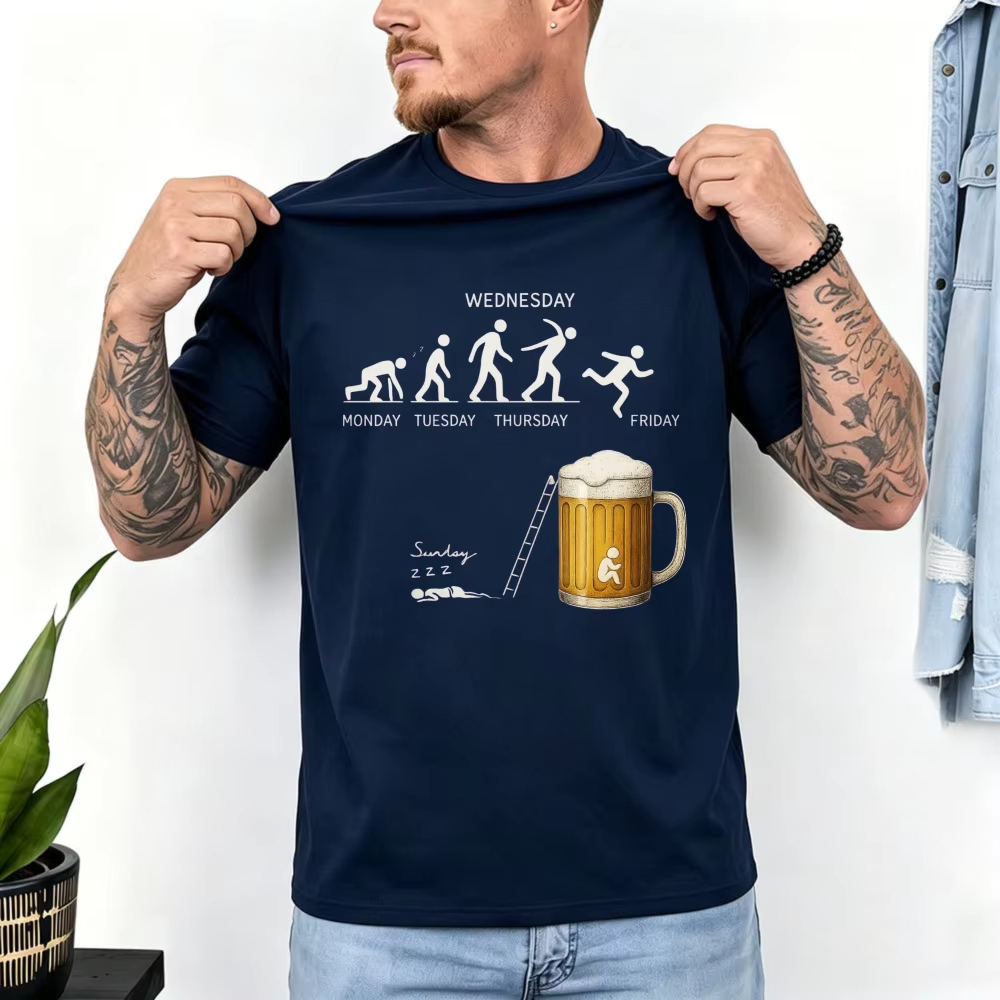 Street Fashion Evolution - Week Evolution Jump Biermok Cartoon Katoenen