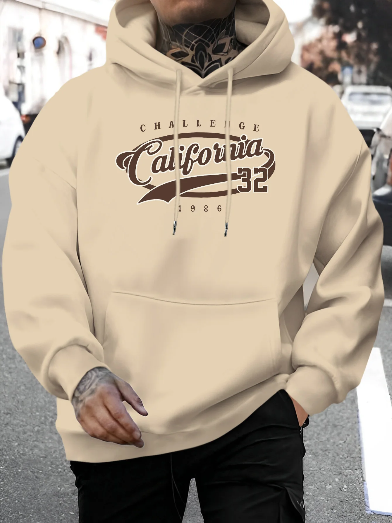 Street Fashion California - Heren herfst-winter retro California 32 Challenge
