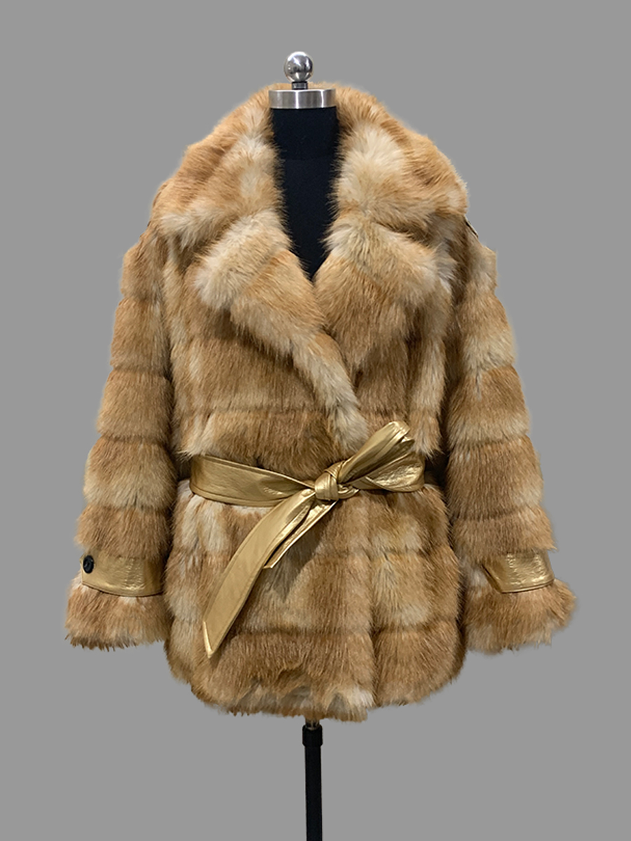 Street Fashion Runway - Nerazzurri Herfst Winter Dikke Warme Zachte