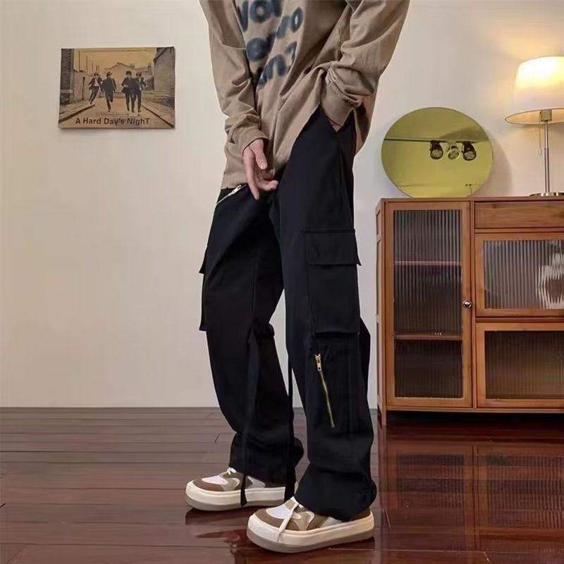 Techwear Pants Tactical - Herren Sommer Cargo-Hose mit Reißverschluss, Streetwear,