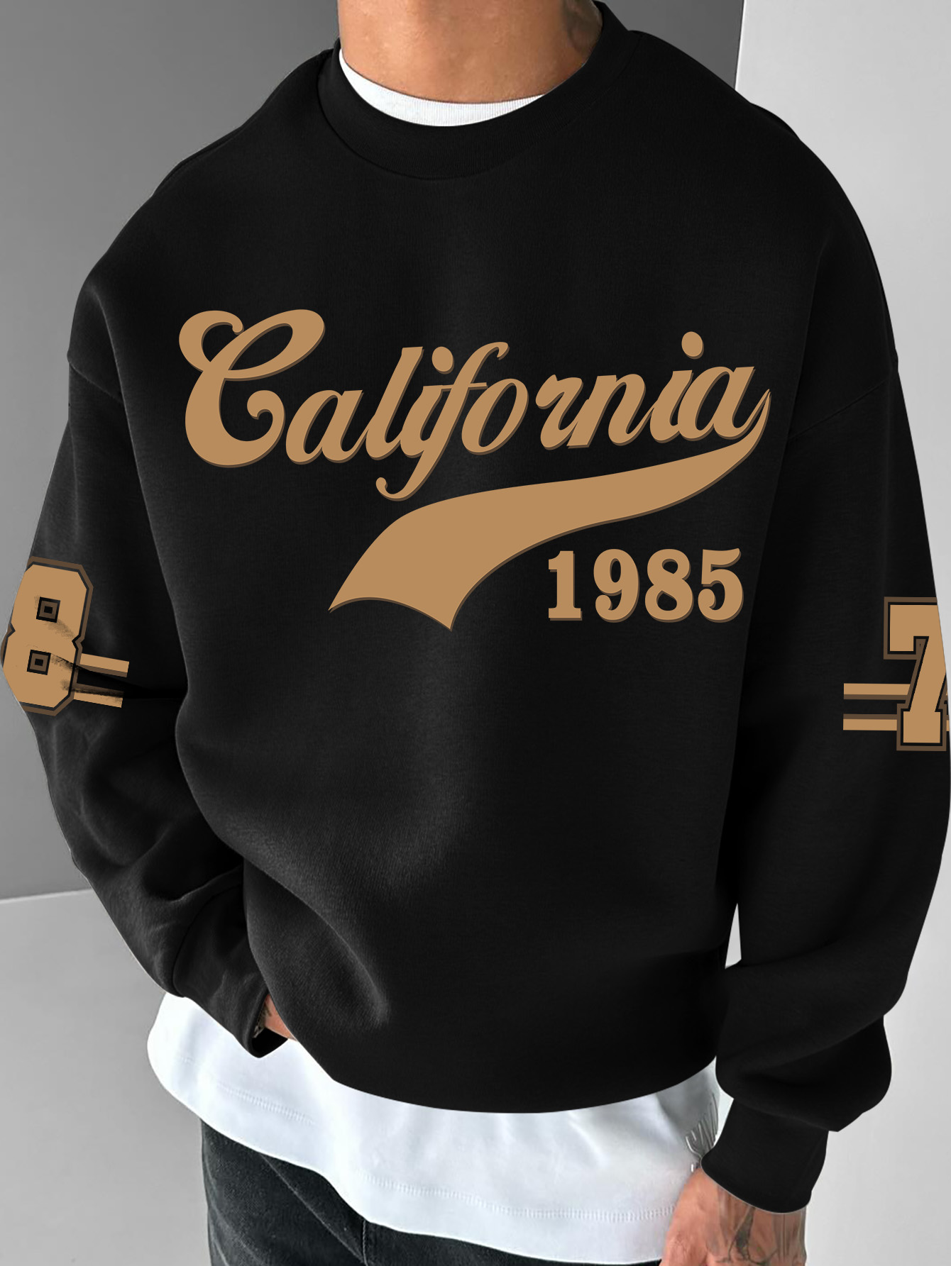 Street Fashion California - Heren Dames Mode Sweatshirt, California 1985
