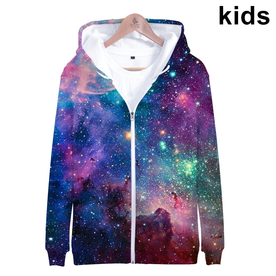 Coat Star Space Galaxy Hoodies - Street Fashion Zip Up Hoodie recensie en prijs