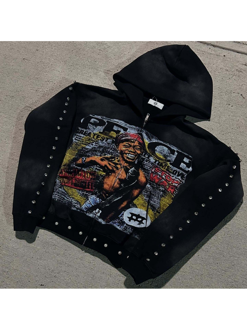 2026 nieuwe Amerikaanse hiphop - Street Fashion Zip Up Hoodie recensie en prijs