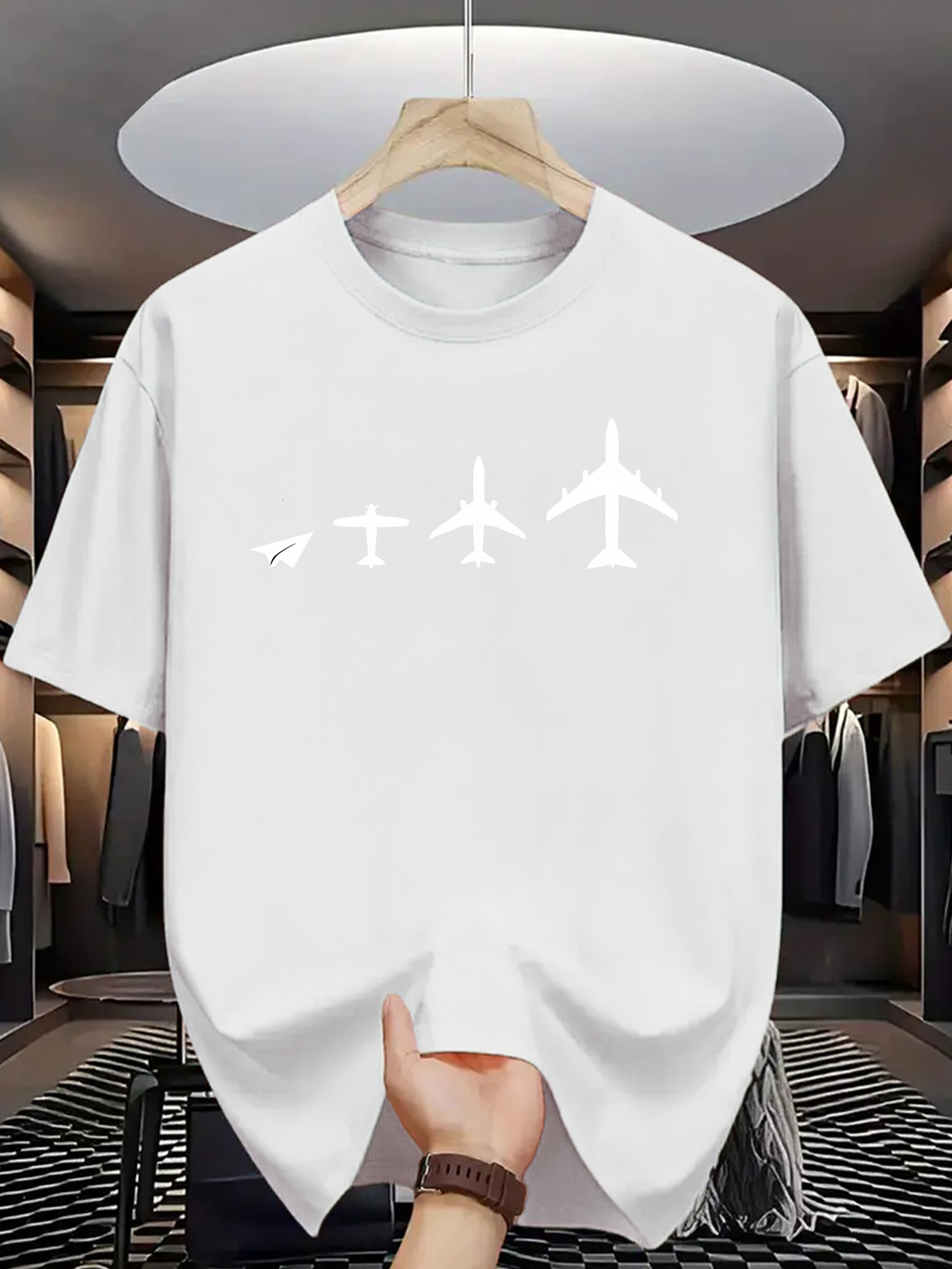 Vliegtuig Evolution Print Here - Street Fashion Evolution recensie en prijs