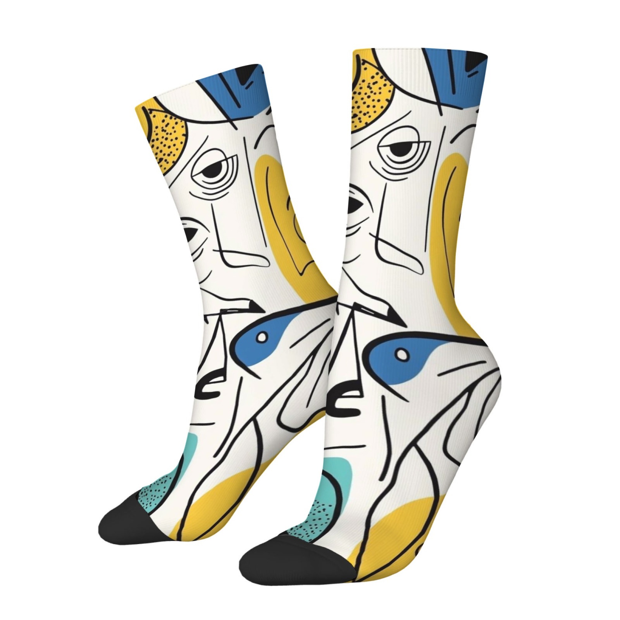 Picasso-stijl abstracte print  - Street Fashion Style Youtube recensie en prijs
