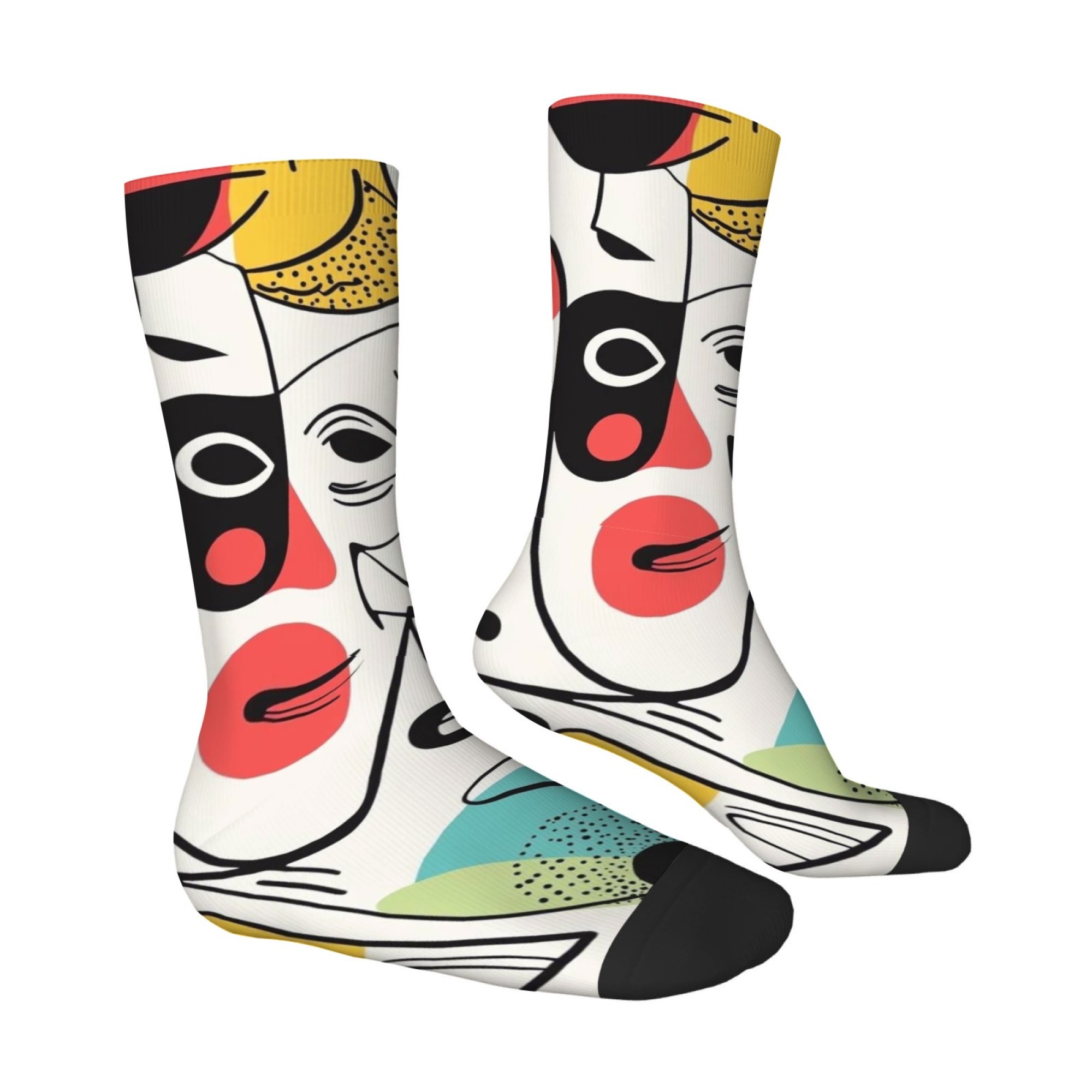 Picasso-stijl abstracte print  - Street Fashion Style Youtube recensie en prijs
