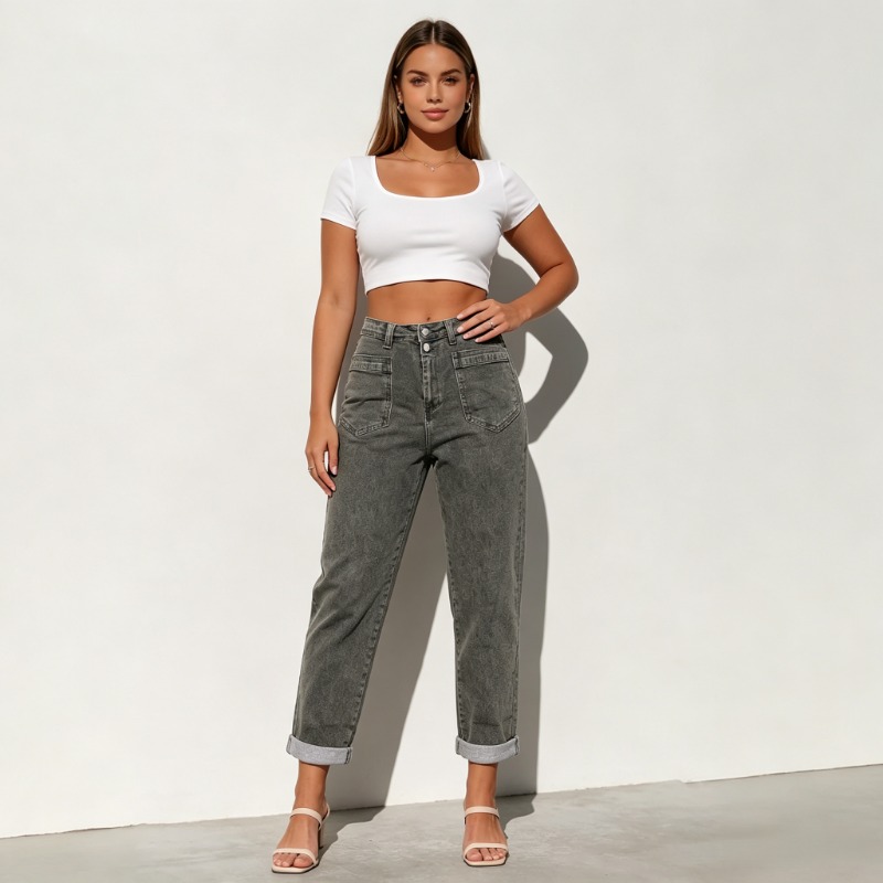 Dames Plus Size Amerikaanse Hi - Street Fashion Jeans recensie en prijs