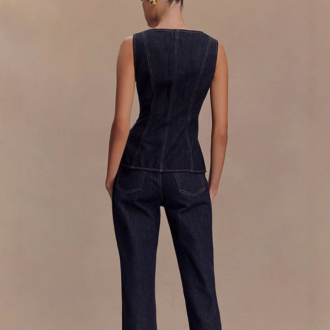 Zomer Denim Broek Sets Vrouwen - Cargo Pant Wide recensie en prijs