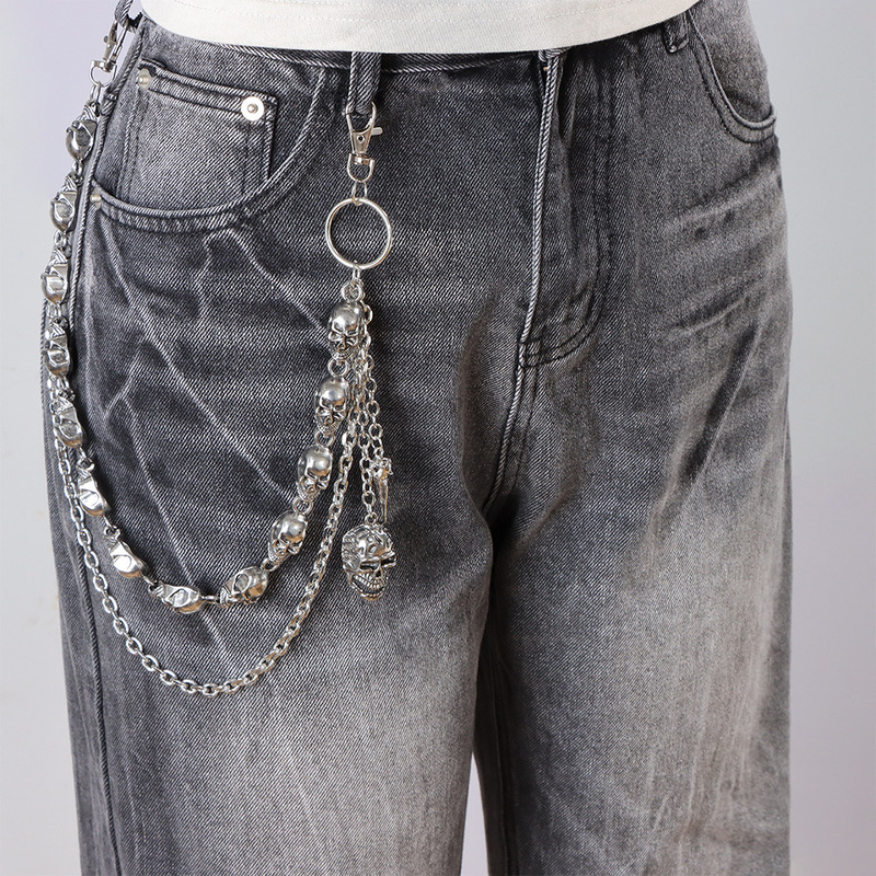 Meerlaagse schedelkralen broek - Street Fashion Jeans recensie en prijs