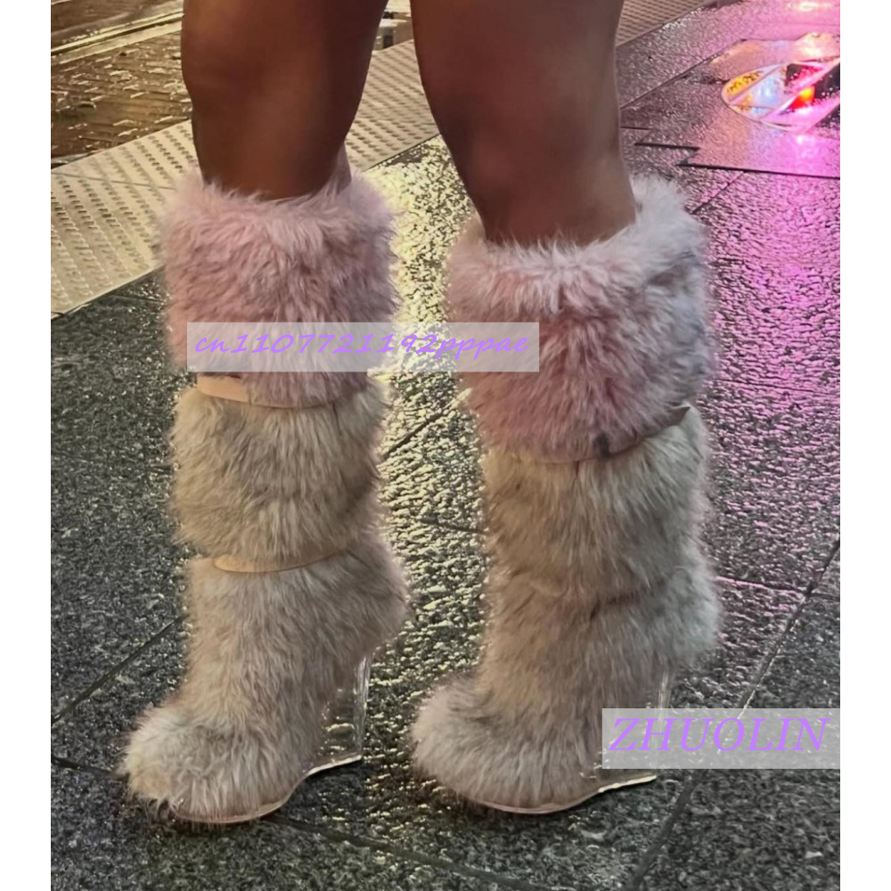Winter Gradiënt Harige Transpa - Street Fashion Runway recensie en prijs