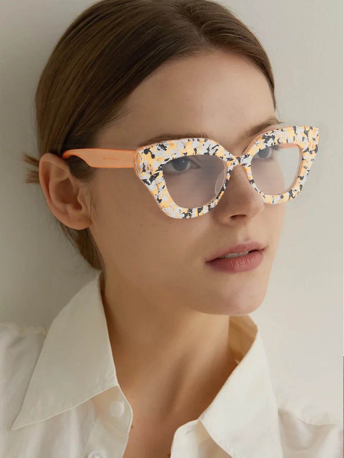 Groot montuur, cat-eye-vorm, g - Street Fashion Runway recensie en prijs