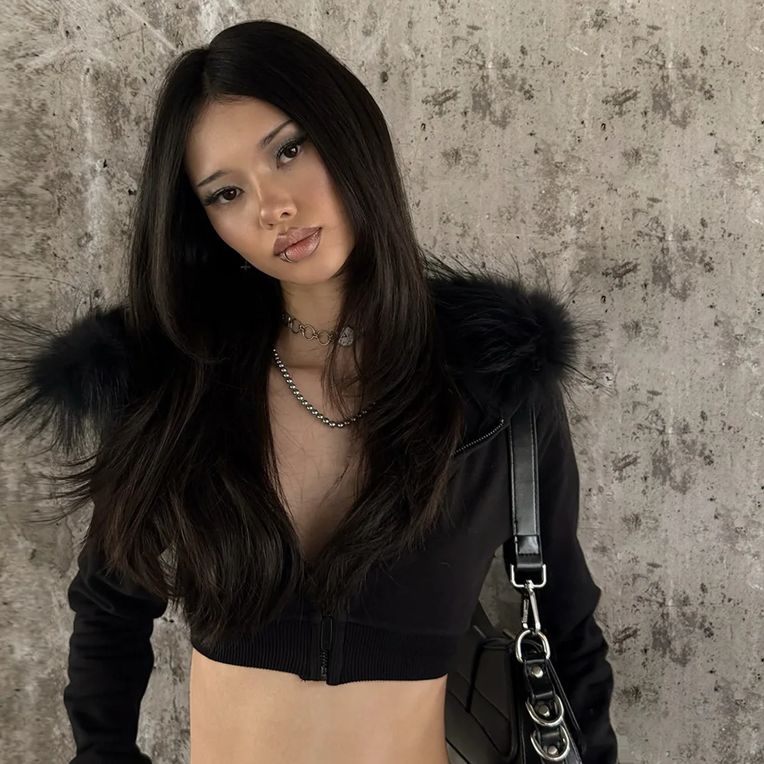 Y2k Gothic Mode Harajuku Ins P - Street Fashion Zip Up Hoodie recensie en prijs