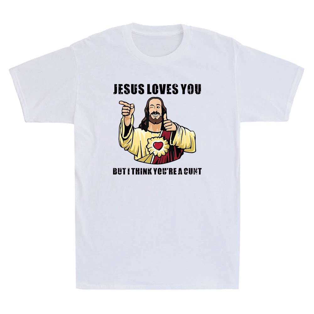 Jezus houdt van je, ik denk da - Street Style Fashion Quotes recensie en prijs