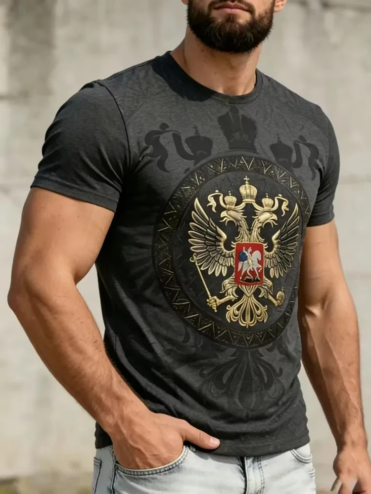 Russische vlag 3D-print T-shir - Street Fashion Russia recensie en prijs