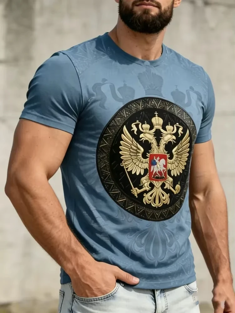 Russische vlag 3D-print T-shir - Street Fashion Russia recensie en prijs