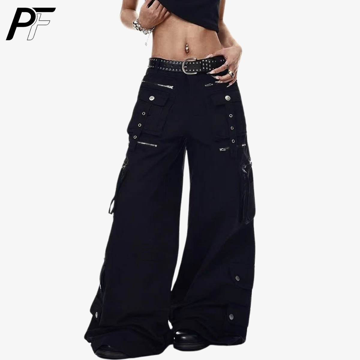 Grunge Techwear Cargobroek met - Cargo Pant Wide recensie en prijs