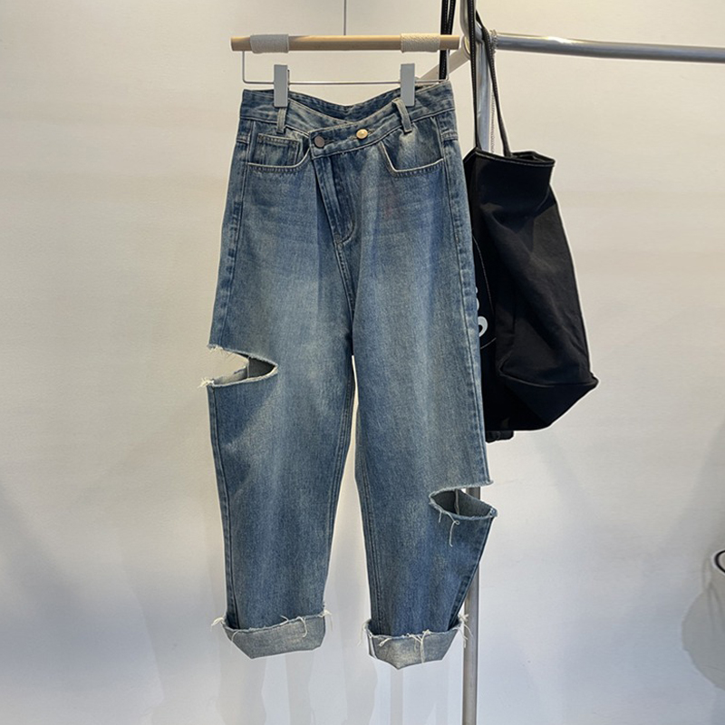 Zomer Vrouwen Gescheurde Jeans - Street Fashion Jeans recensie en prijs