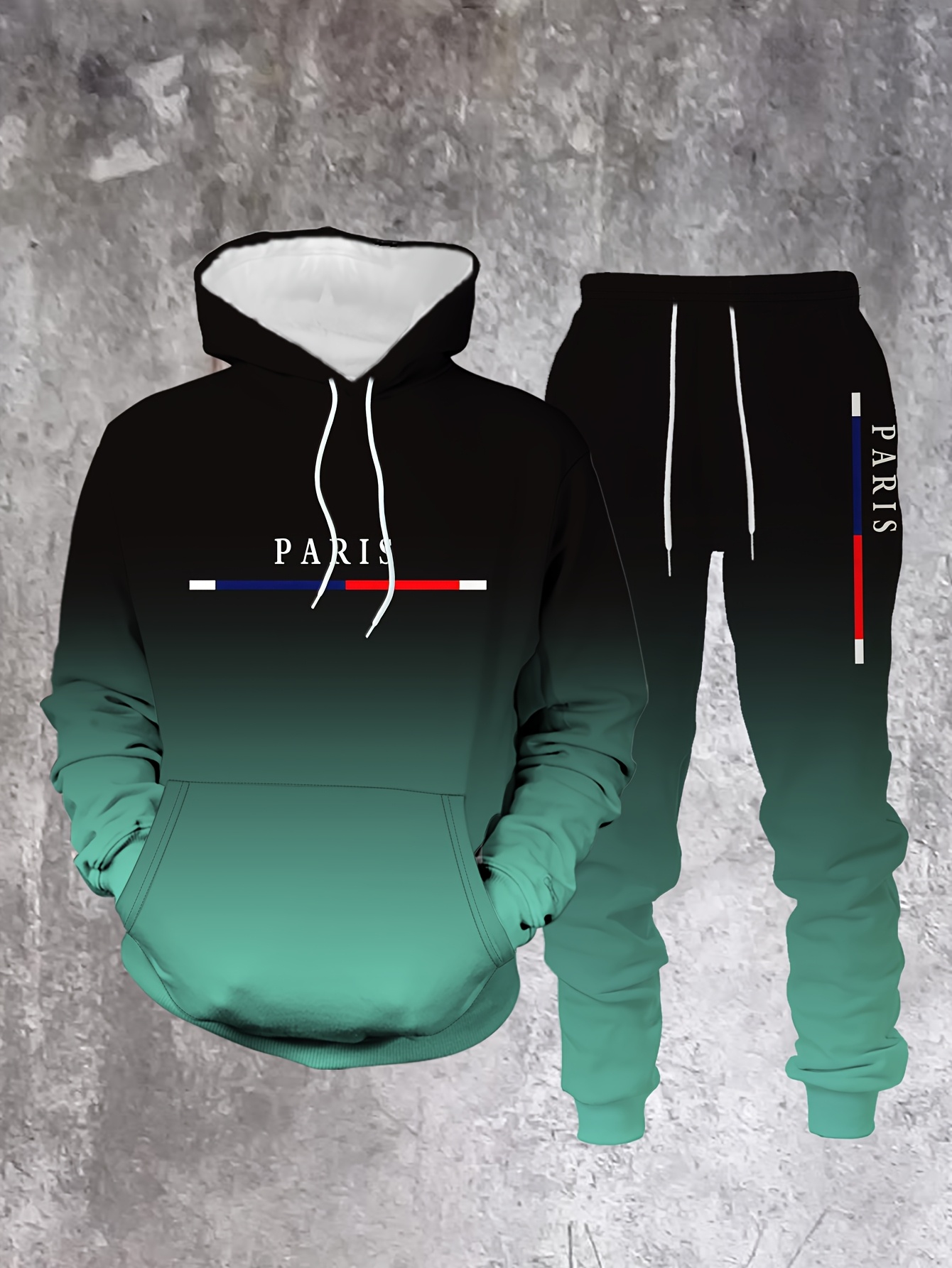 Kleurverloop Parijs Trainingsp - Street Fashion Outfit For Men recensie en prijs