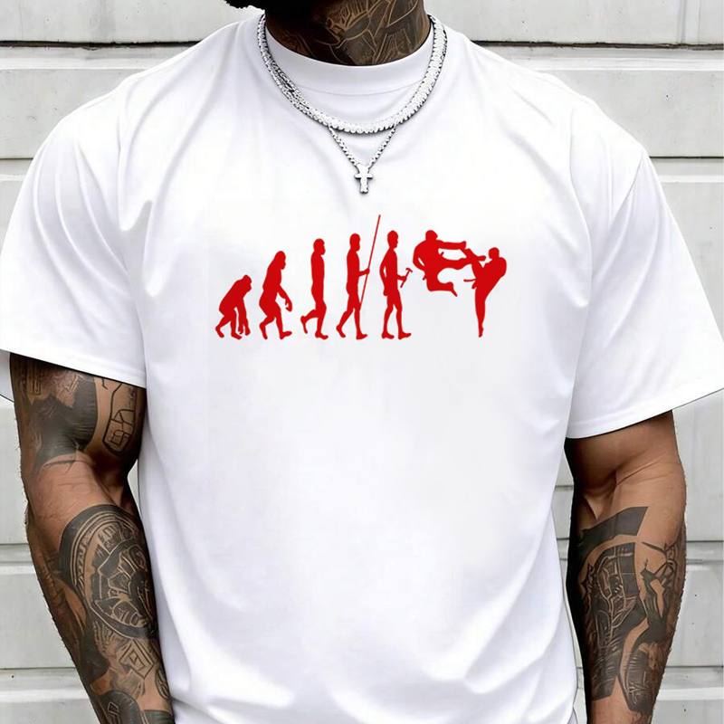 Karate Evolution Print T-shirt - Street Fashion Evolution recensie en prijs