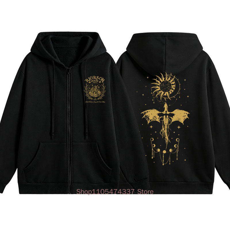 Vintage patroonprint rits hood - Street Fashion Zip Up Hoodie recensie en prijs