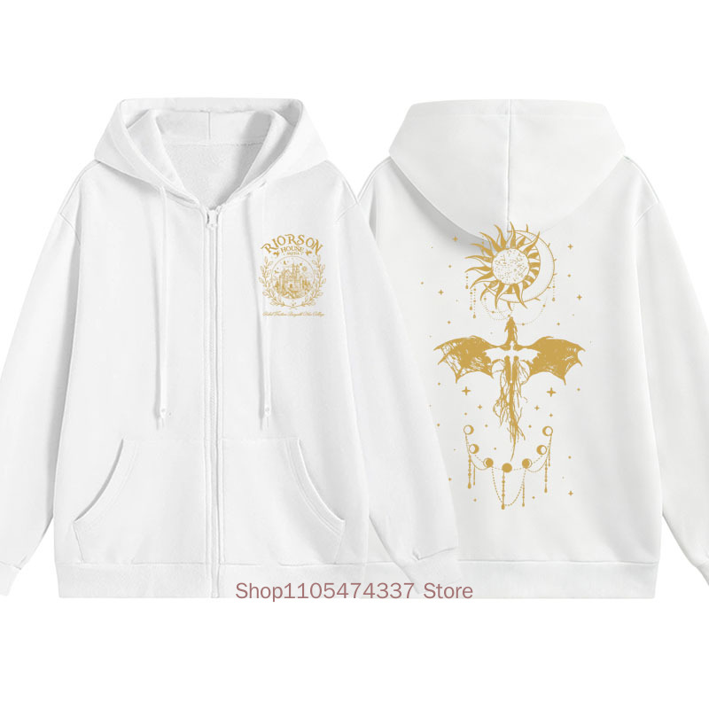 Vintage patroonprint rits hood - Street Fashion Zip Up Hoodie recensie en prijs