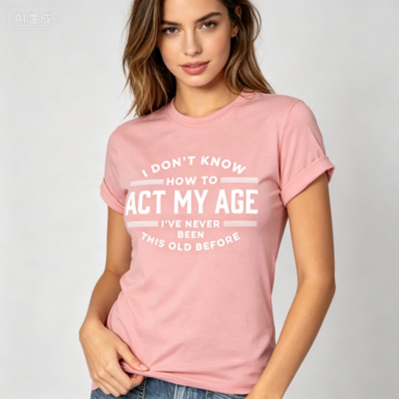 Casual Daily Wear T-shirt met  - Street Style Fashion Quotes recensie en prijs