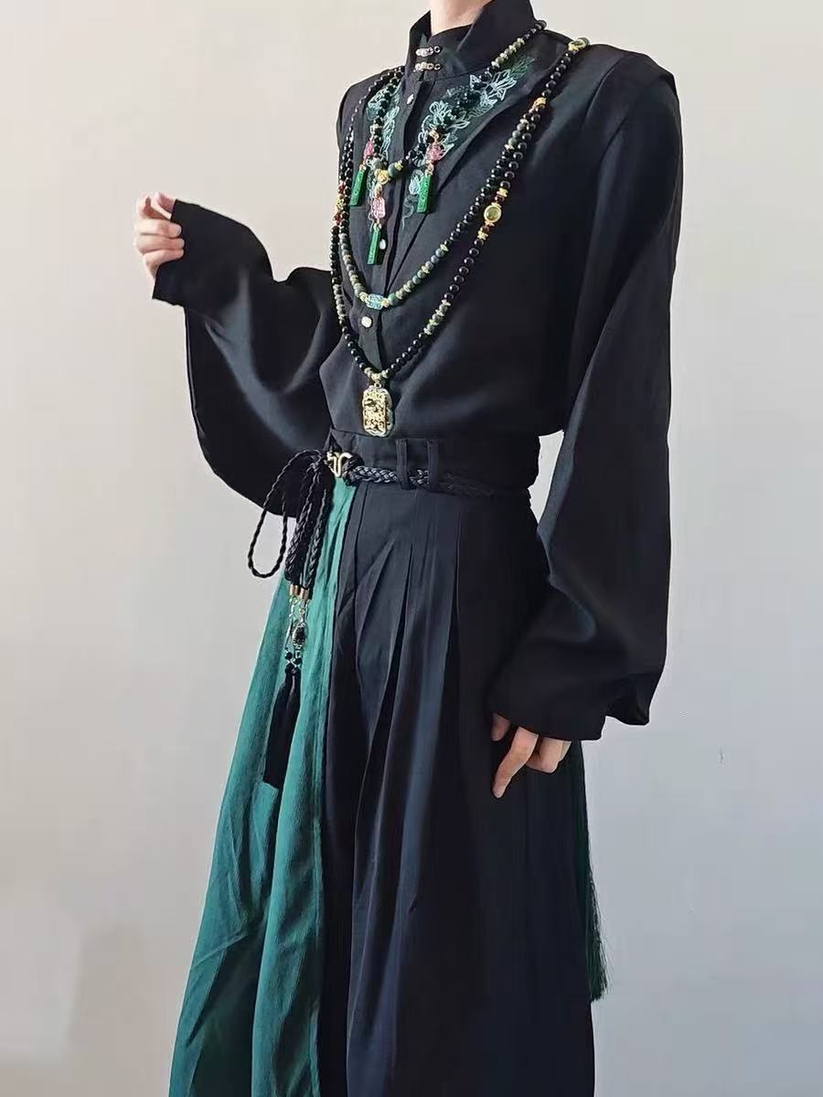 Nieuwe Chinese stijl Bisex pak - Street Fashion Outfit For Men recensie en prijs