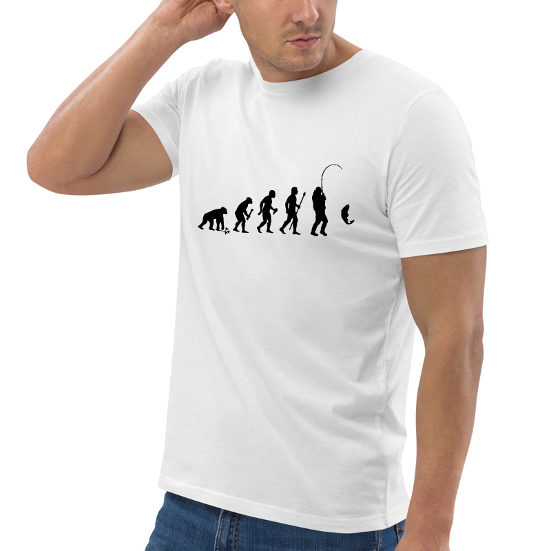 Vissen Evolution Gedrukt T-shi - Street Fashion Evolution recensie en prijs